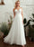 Floor-Length Giselle Wedding Wedding Dresses V-neck A-Line Dress