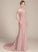 Sequins Embellishment Length Silhouette Off-the-Shoulder Trumpet/Mermaid Neckline Fabric CourtTrain Alaina Natural Waist Satin