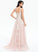Lace Wedding Dresses With Anna Train V-neck Tulle A-Line Dress Sweep Wedding