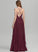 Lace A-Line Floor-Length Aryanna Front Split V-neck With Prom Dresses