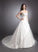 Train Wedding Dress Satin Beading With Kay Chapel Sweetheart Wedding Dresses Ball-Gown/Princess Lace
