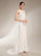 Dress Scoop Lilyana Wedding Wedding Dresses Neck Sheath/Column Sequins With Beading Train Court