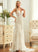 Lace V-neck Dress Trumpet/Mermaid Wedding Dresses Hayden Wedding Court Tulle Train