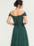 A-Line Split Sweep Jaida Off-the-Shoulder Front Chiffon Train Prom Dresses Sequins With