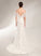Wedding Dresses With Wedding Chapel V-neck Araceli Train Sequins Trumpet/Mermaid Beading Dress