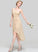 CascadingRuffles A-Line Ruffle Asymmetrical Length Bow(s) One-Shoulder Silhouette Neckline Fabric Embellishment Jaycee