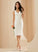 Dress V-neck Wedding Dresses Knee-Length Kathy Sheath/Column Wedding