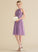 Length Lace ScoopNeck A-Line Straps Fabric Silhouette Neckline Knee-Length Chloe Floor Length A-Line/Princess