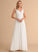 A-Line Wedding Dresses V-neck Dress Yaritza Chiffon Ruffle With Wedding Floor-Length
