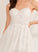 Floor-Length Sequins Split Wedding Wedding Dresses Sweetheart With Beading Dress A-Line Front Isabella