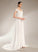 Wedding Dresses Wedding Court Dress Bow(s) With Brianna A-Line V-neck Train
