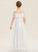 Lace Asymmetrical A-Line Sophie Off-the-Shoulder Junior Bridesmaid Dresses