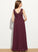 Chiffon Floor-Length Neck Sequins With Beading Lace A-Line Junior Bridesmaid Dresses Scoop Alexandra