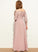With Junior Bridesmaid Dresses Chiffon Kenzie Floor-Length A-Line Bow(s) Off-the-Shoulder Lace
