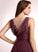 Length Silhouette Lace Floor-Length V-neck Fabric Neckline Embellishment A-Line Mireya Sleeveless Empire Waist