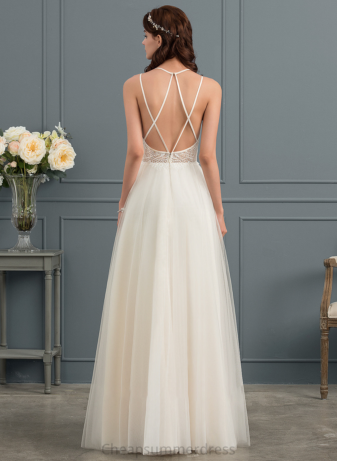 Wedding Dresses Sweetheart Wedding Floor-Length Tulle Harmony A-Line Dress