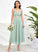 Ankle-Length Fabric Straps A-Line Silhouette V-neck Length Neckline Jaylah A-Line/Princess Floor Length Sleeveless
