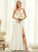 With Beading A-Line Wedding Dresses Wedding V-neck Sweep Dress Train Lace Precious Chiffon Sequins