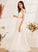 With Wedding Dresses Dress V-neck Floor-Length Penelope Wedding Ruffle A-Line
