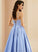 Prom Dresses With Floor-Length Satin V-neck Erica Ball-Gown/Princess Beading Sequins