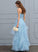 Wedding Dresses Floor-Length Dress Organza Nyla With A-Line Sweetheart Cascading Wedding Ruffles