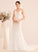 Lace Dress V-neck Wedding Madeline Train Court With Trumpet/Mermaid Wedding Dresses
