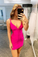V-Neck Sexy Halter Pink Lorelai Homecoming Dresses Hot