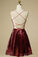 Sheath/Column Homecoming Dresses Shea Sequins Ruffles V-Neck Sleeveless Floor-Length Dresses