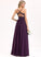 Chiffon Beading Prom Dresses Floor-Length With Lace V-neck Sequins Chanel A-Line