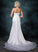 Train With Wedding Dresses Charmeuse Wedding Mikaela Dress Beading Sweetheart Watteau Trumpet/Mermaid Lace