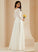 With A-Line Lace V-neck Myla Dress Train Wedding Dresses Sweep Wedding