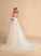 With Dress Wedding Dresses Train Sequins Wedding Rosemary Tulle Chapel Lace Ball-Gown/Princess