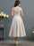 Sweetheart Sequins Tea-Length With Tulle Ball-Gown/Princess Dress Wedding Evie Wedding Dresses