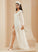 Dress Floor-Length A-Line Wedding Dresses Wedding Front Hailie Lace V-neck With Split