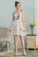 A-Line/Princess Shayla Chiffon Homecoming Dresses Halter Sleeveless Short/Mini Ruffles Bridesmaid Dresses
