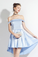 High Low Off-The-Shoulder Homecoming Dresses Krista Satin Light Sky Blue