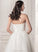 Wedding Tea-Length Wedding Dresses Tulle Sweetheart Sequins Ruffle With Dress Beading Kathryn A-Line