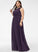 Length A-Line Neckline Ruffle Floor-Length Fabric Embellishment One-Shoulder Silhouette Lainey A-Line/Princess Sleeveless
