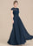 Silhouette Length Floor-Length Ruffle Fabric Embellishment Sweetheart A-Line Neckline Simone Sleeveless Natural Waist