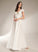 A-Line Jazmin Dress Wedding Floor-Length Wedding Dresses V-neck