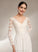 With A-Line V-neck Maddison Wedding Front Wedding Dresses Floor-Length Split Dress