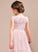 Desiree Junior Bridesmaid Dresses A-LineScoopNeckFloor-LengthChiffonLaceJuniorBridesmaidDress#81155