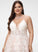 Anya V-neck Lace Dress Pockets Ball-Gown/Princess With Court Wedding Wedding Dresses Tulle Beading Train
