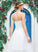 Sweetheart Dress A-Line With Norah Tea-Length Ruffle Wedding Wedding Dresses Tulle