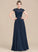Silhouette Length Floor-Length Ruffle Fabric Embellishment Sweetheart A-Line Neckline Simone Sleeveless Natural Waist
