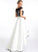 Scoop Dress Asymmetrical Kathryn Wedding Wedding Dresses Satin Neck Ball-Gown/Princess