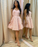 CHIC V NECK SHORT Homecoming Dresses Asia DRESS CD10887