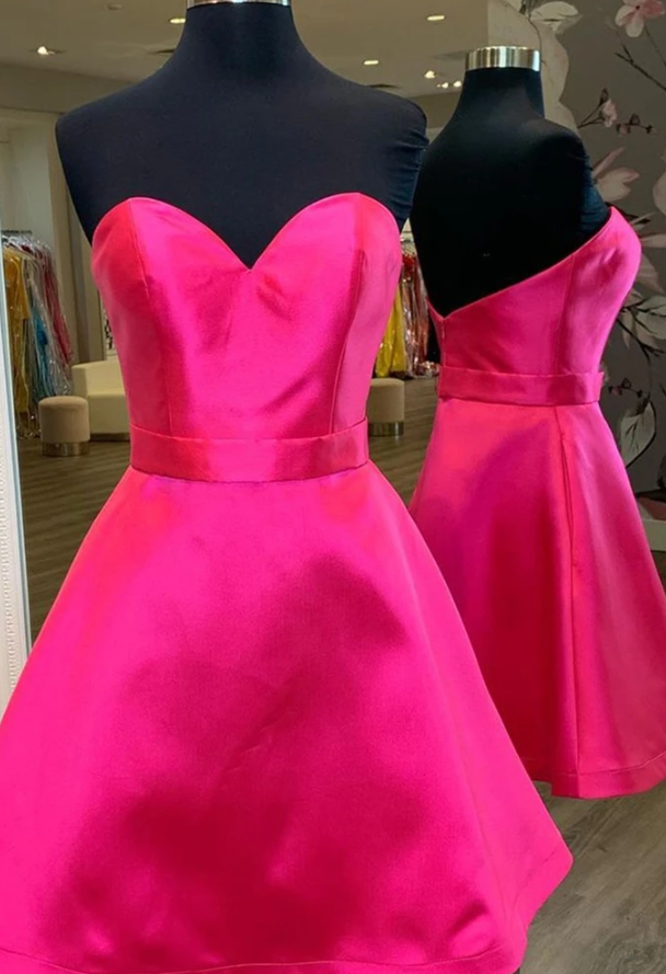 Hot Homecoming Dresses Pink Lilith Cocktail Formal Graduation Dress CD11489
