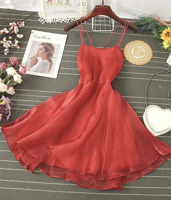 Cute Tulle Backless Short Dress Jessie Homecoming Dresses Mini CD11565