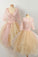 CHAMPAGNE LACE TULLE Homecoming Dresses Isla DRESS CUTE CD11975